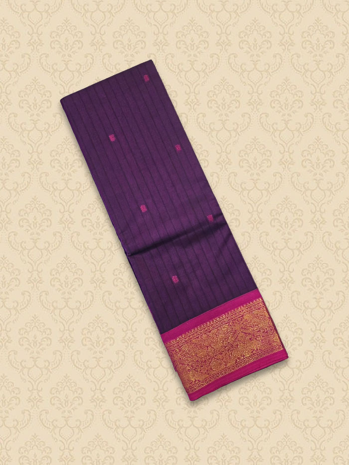 KKR Violet Pink Saree