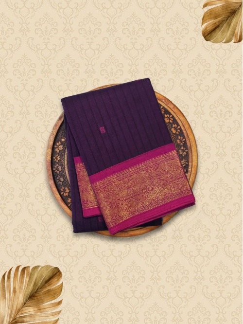 KKR Violet Pink Saree