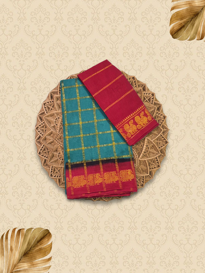 SPK MAYIL RED SAREES