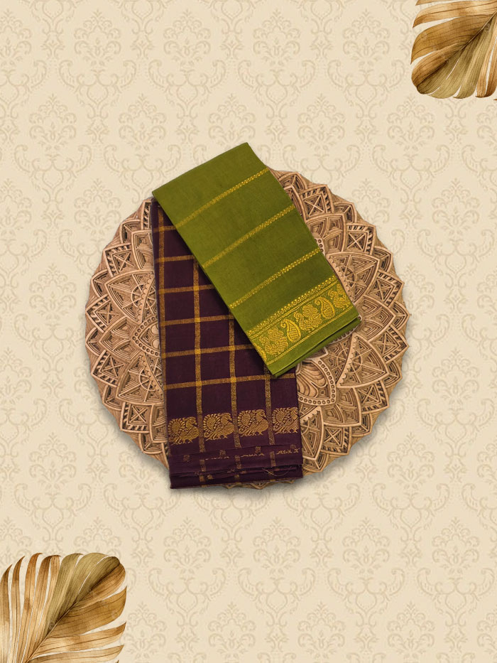 SPK COFFEE BROWN SAREE