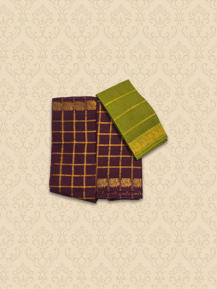 SPK COFFEE BROWN SAREE