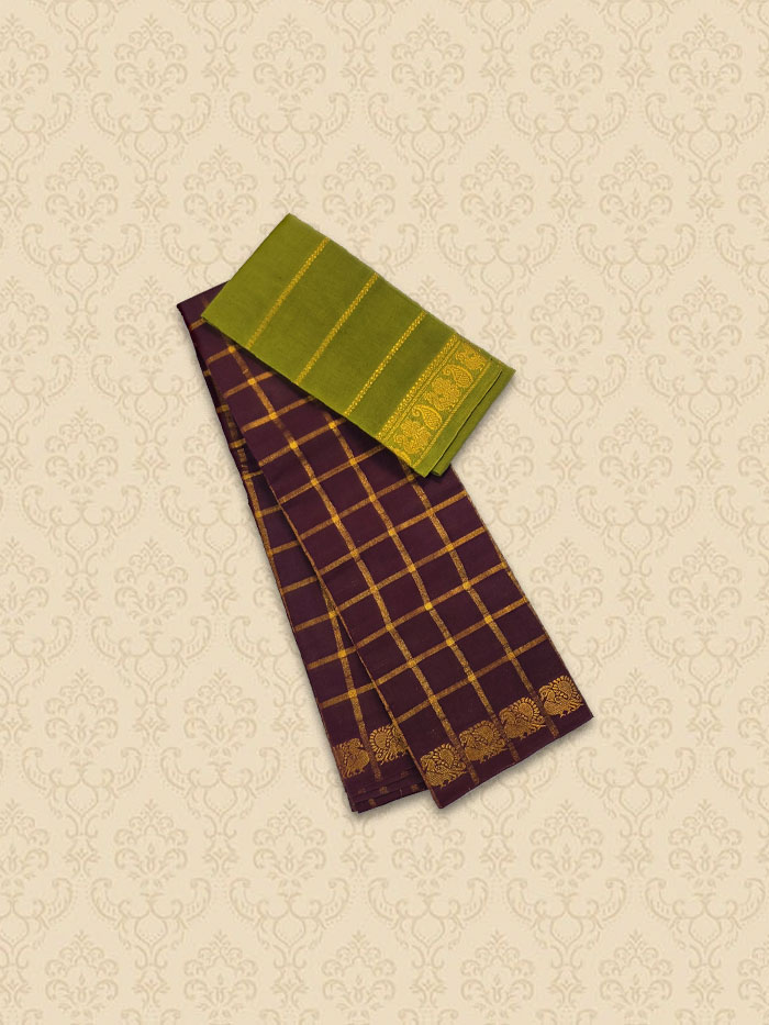 SPK COFFEE BROWN SAREE