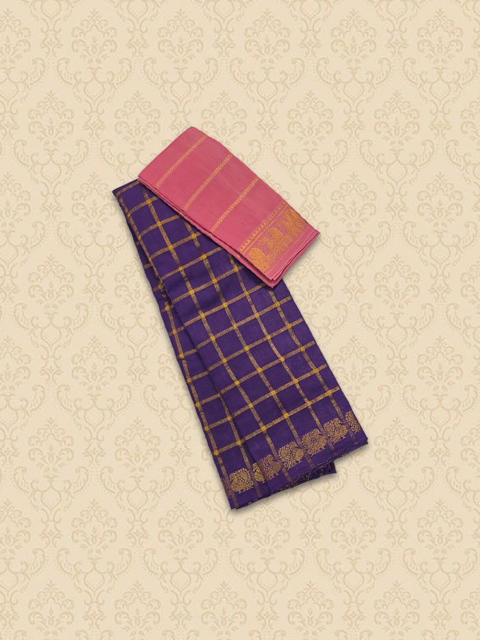 SPK MAYIL PURPLE PINK SAREE