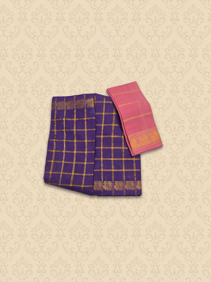 SPK MAYIL PURPLE PINK SAREE