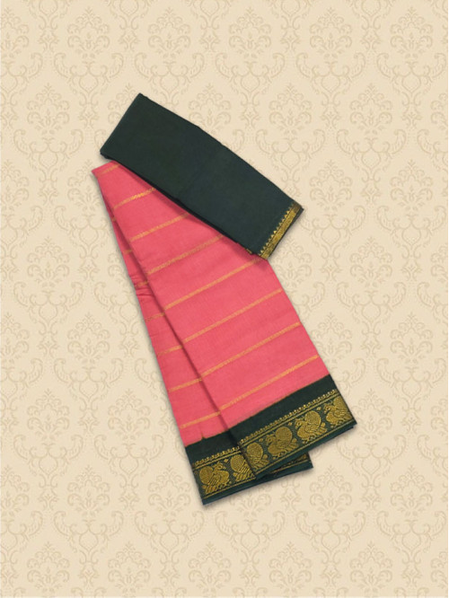 SVL kayal Pastel Pink Saree