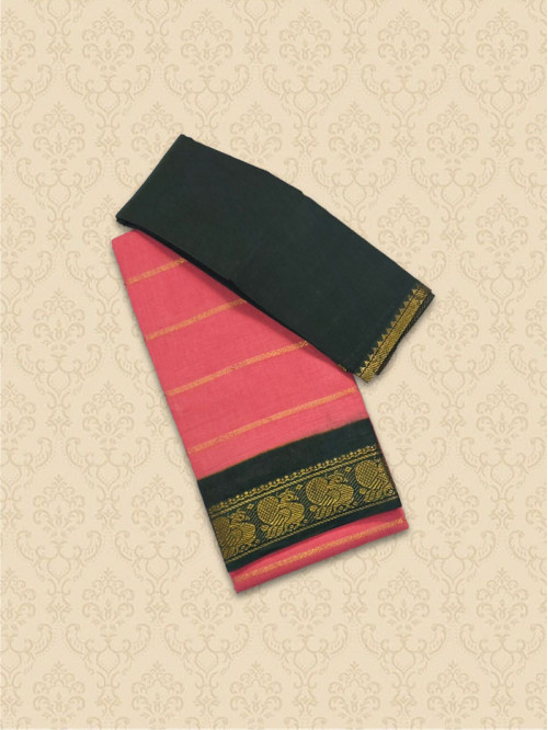 SVL kayal Pastel Pink Saree