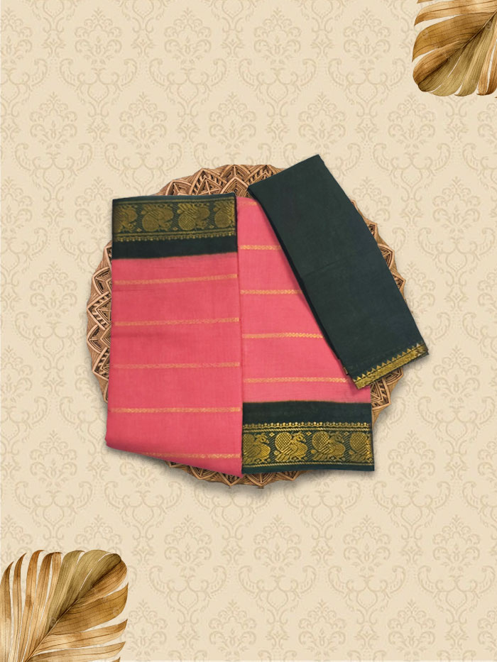 SVL kayal Pastel Pink Saree