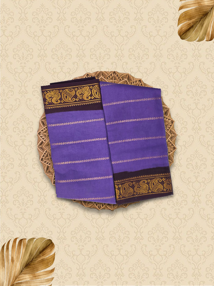 SVL Kayal Violet Saree