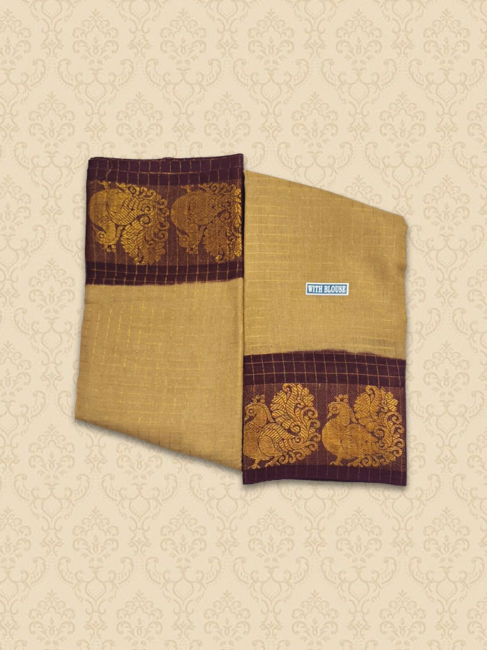 SZC Malavizli Chocolate Saree