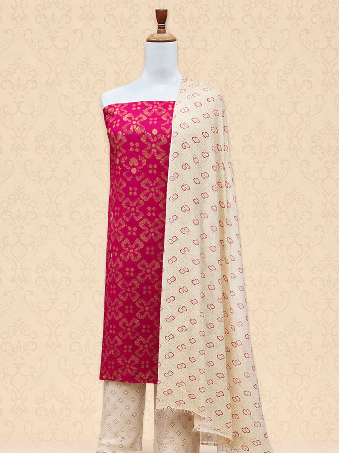 TSM Pink Salwar Materials