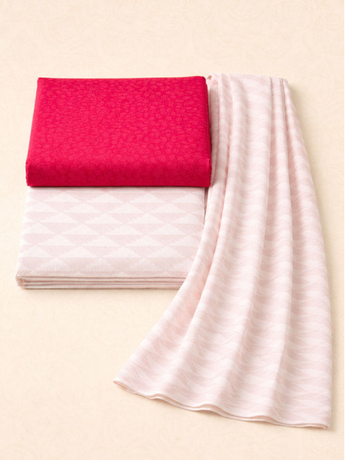 TSM Dark Pink Salwar Materials
