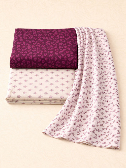 TSM Dark Purple Salwar Materials