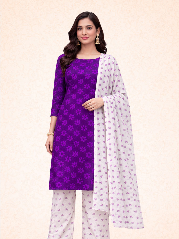 TSM Purple Salwar Materials