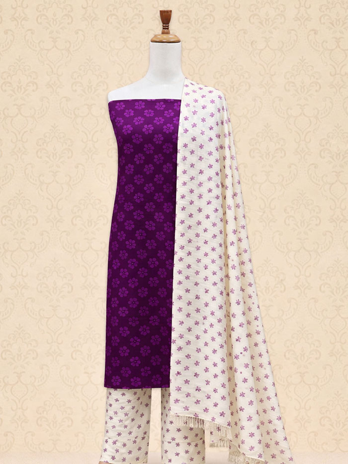 TSM Purple Salwar Materials