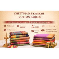 Chettinad & Kanchi Cotton Sarees