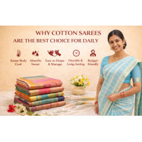 Why Cotton Sarees Are the Best Choice for Daily Wear