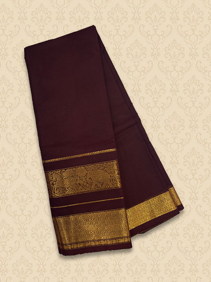 CLB Coffee Brown Sarees
