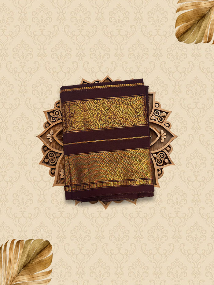 CLB Coffee Brown Sarees