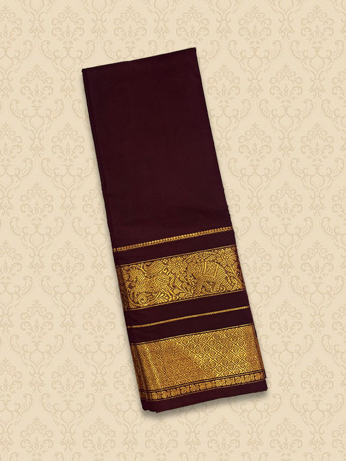 CLB Coffee Brown Sarees