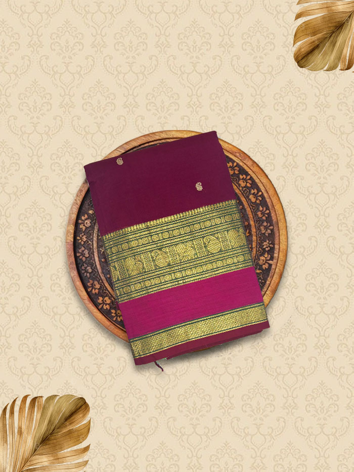 KRP Burgundy Red Sarees