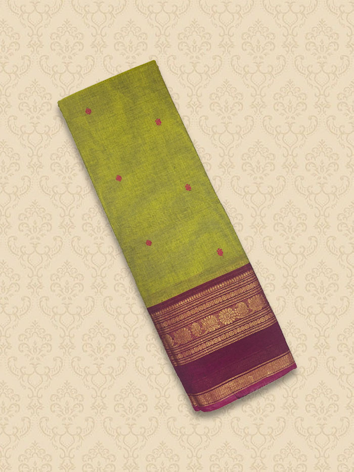 KRP Green Grape Sarees