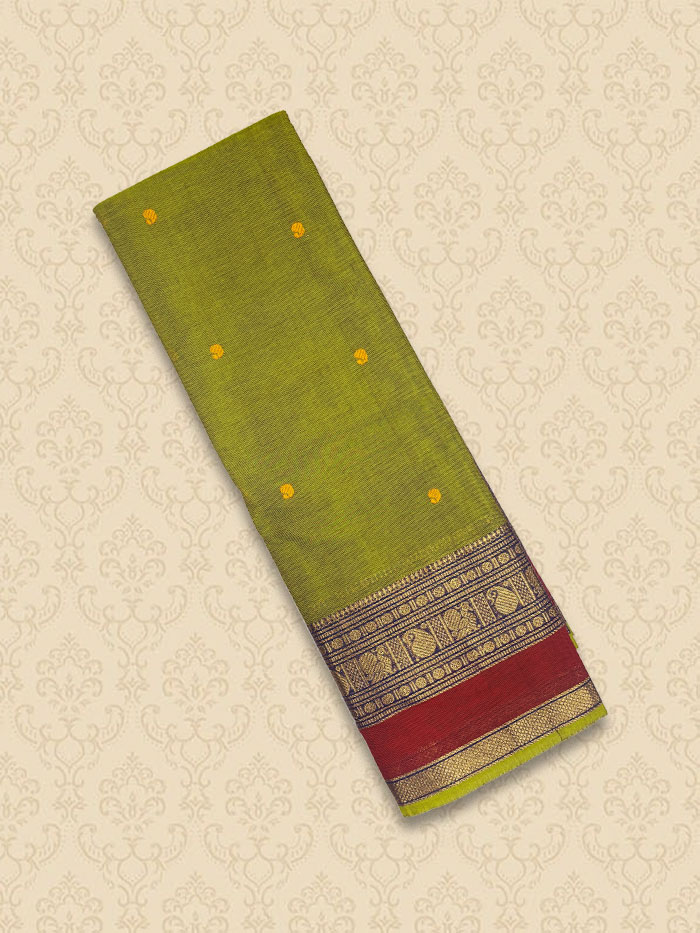 KRP Leaf Green Sarees