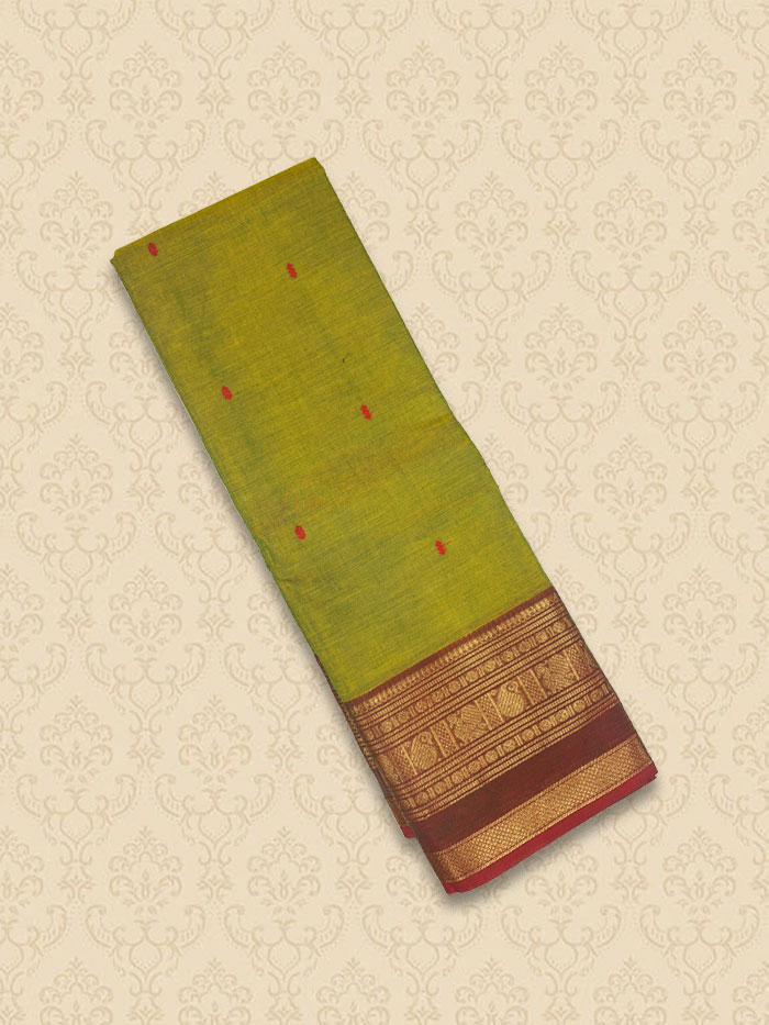 KRP Pasipayaru Green Sarees