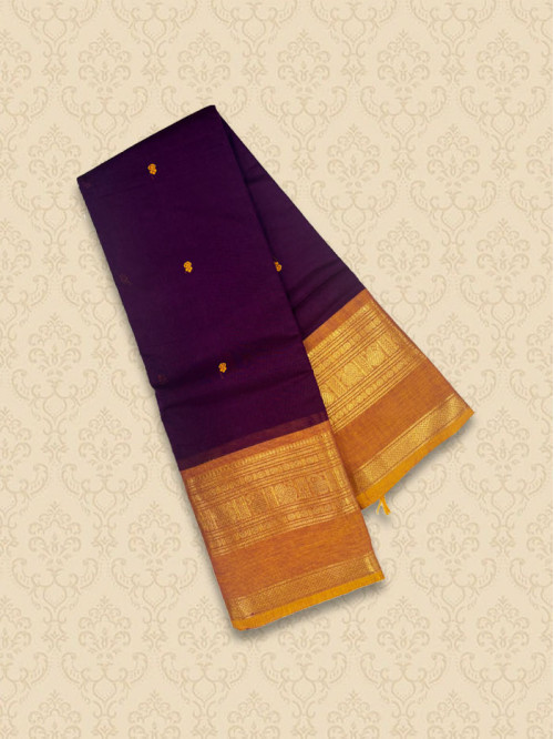 KRP Royal Maroon Sarees