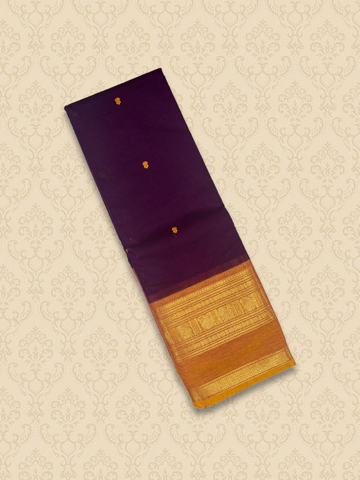 KRP Royal Maroon Sarees