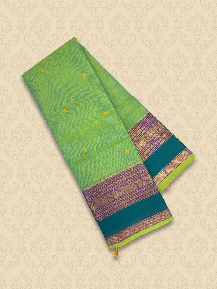 KRP Teal Green Sarees