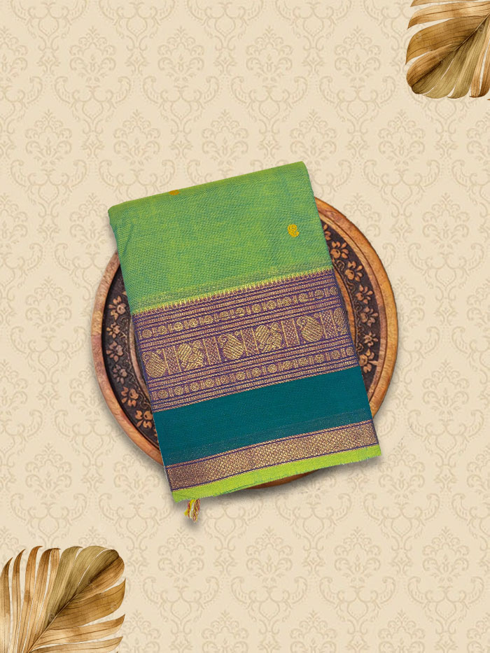 KRP Teal Green Sarees