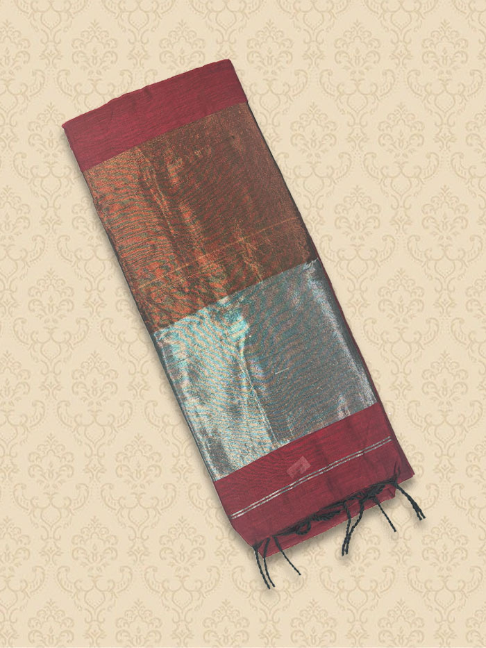 KDHL Deep Berry Maroon Sarees
