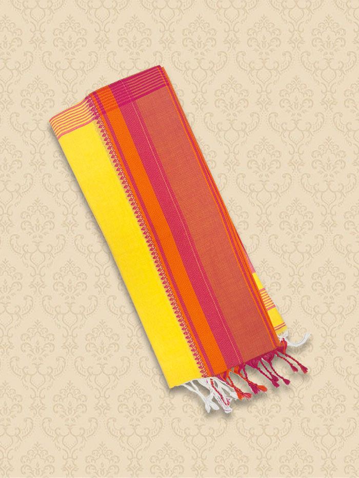 KDHL Lemon Yellow Sarees