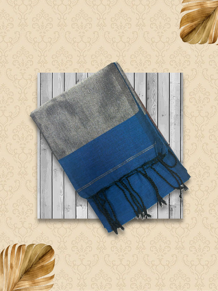 KDHL Royal Blue Sarees