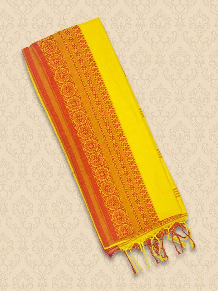 KDHL Red Yellow Sarees