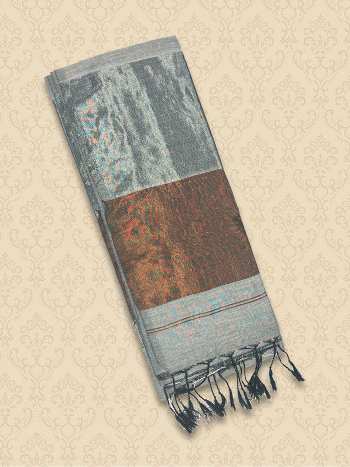 KDHL Silver Grey Sarees