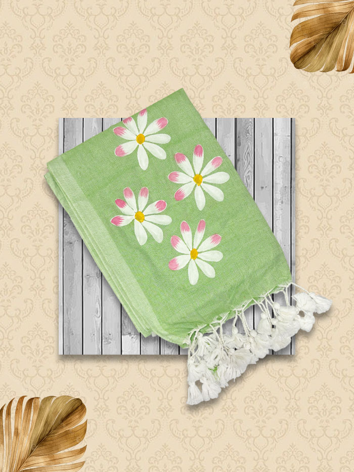 KDHP Pistha Green Sarees