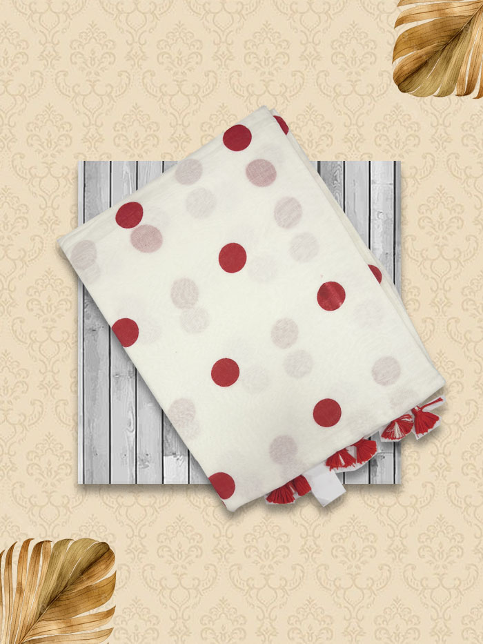 KDPD White Red Sarees