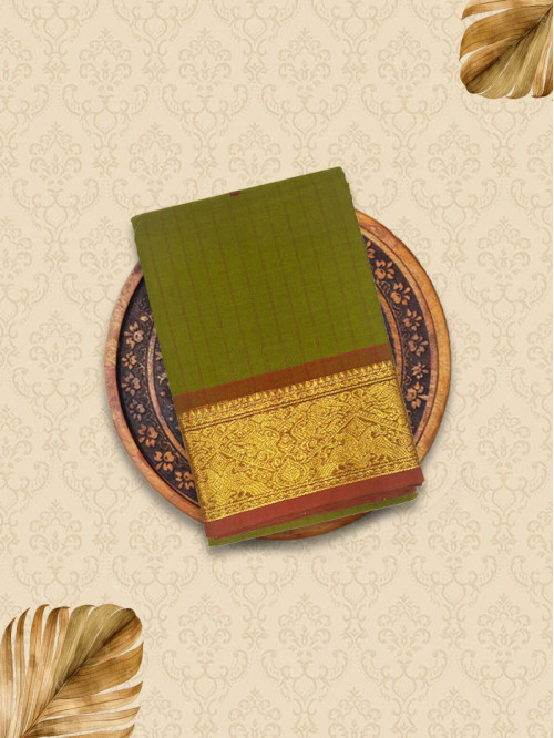 KKC Grass Green Sarees