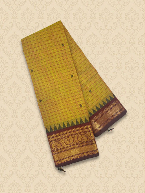 KKC Mehandhi Green Sarees