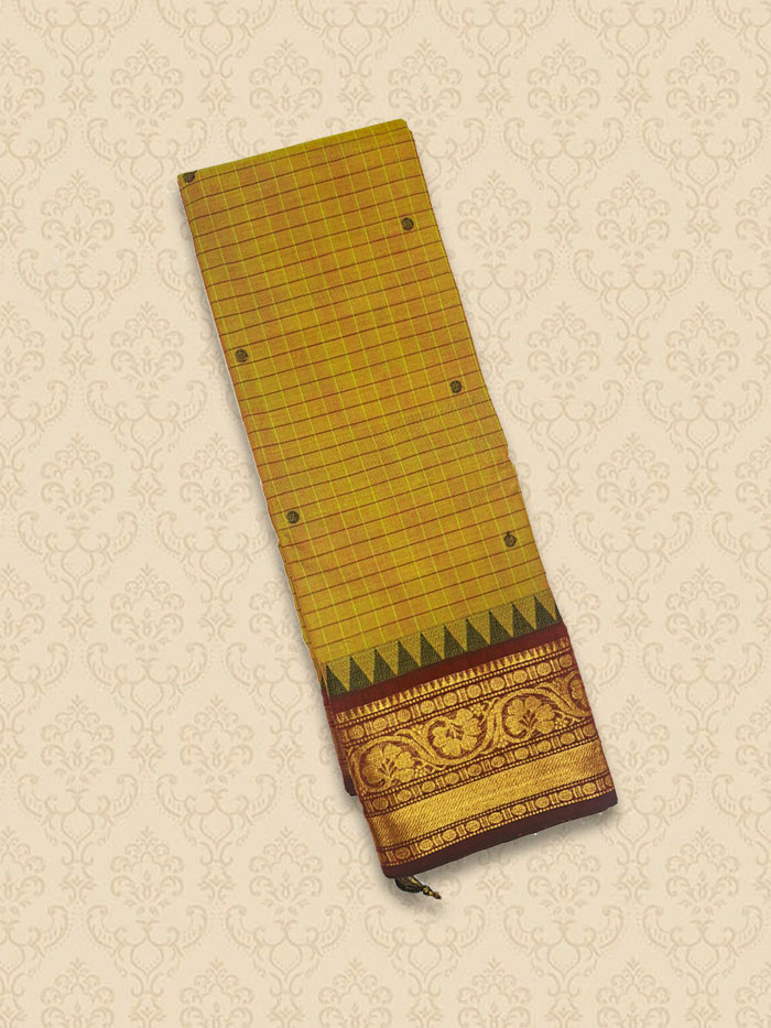 KKC Mehandhi Green Sarees