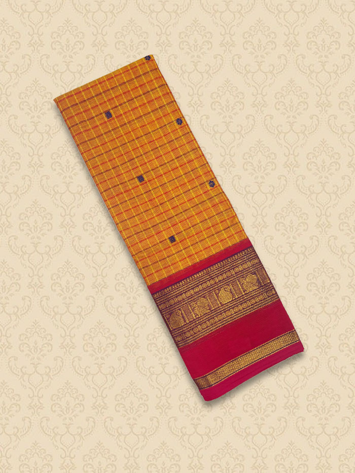 KKC Rustorange Sarees