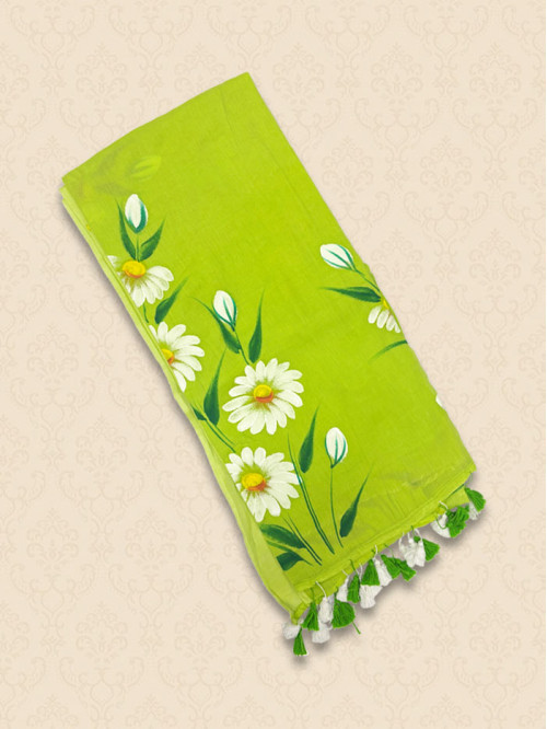 MMHP Neon Green Sarees