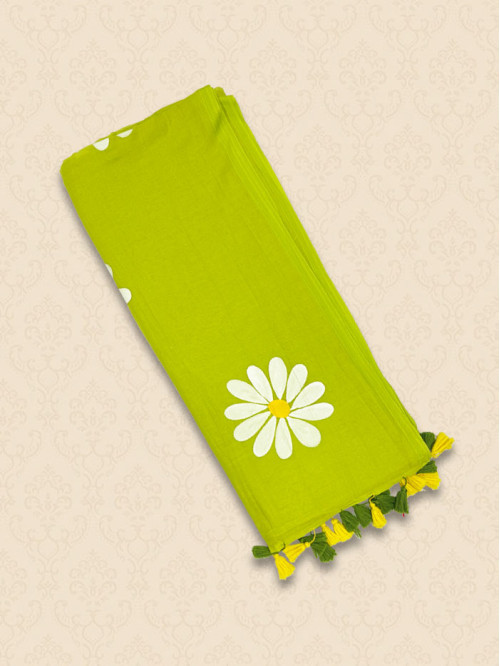 MMHP Neon Green Sarees 2