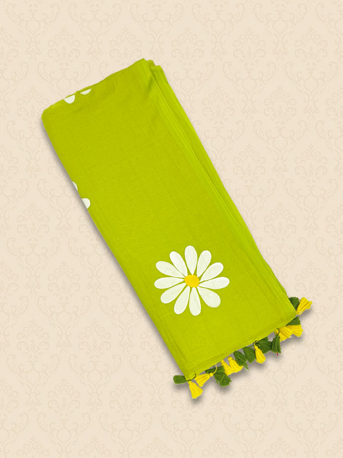 MMHP Neon Green Sarees 2