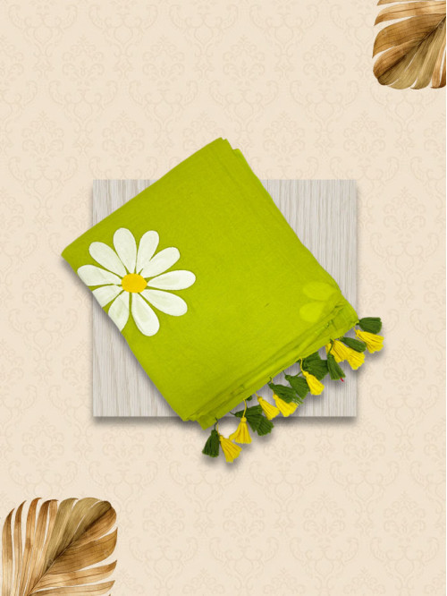 MMHP Neon Green Sarees 2