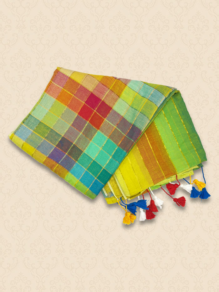 MMRB Lemon Yellow Sarees