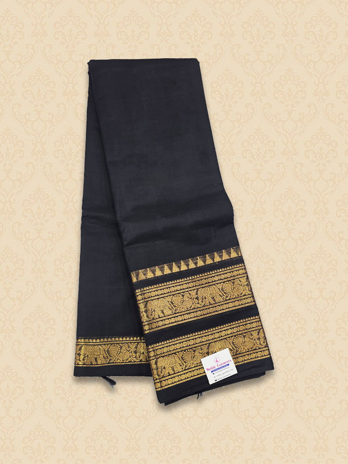 CYA BLACK SAREE
