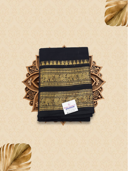 CYA BLACK SAREE