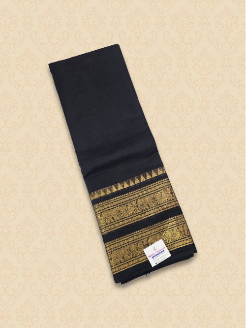 CYA BLACK SAREE